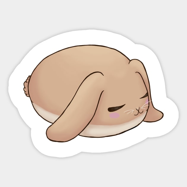 Bunny Bun Sticker by Crystalomic